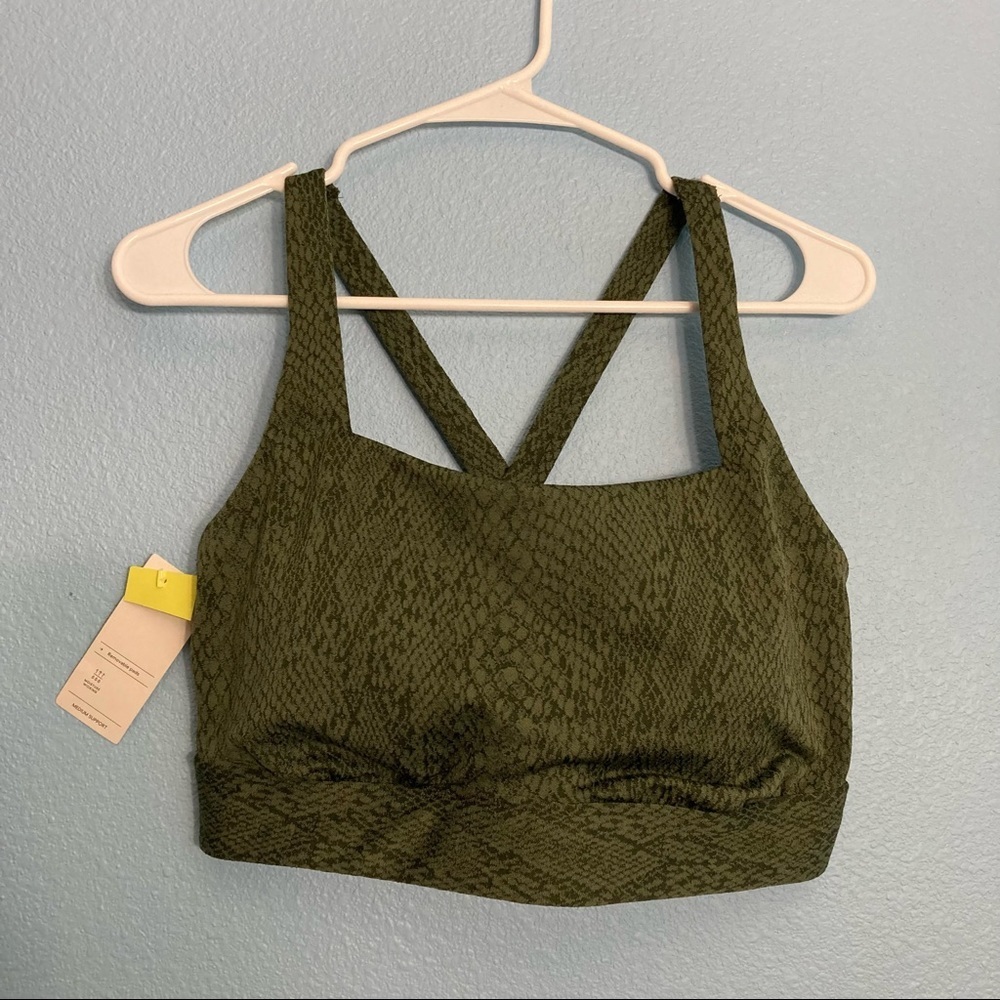 All in Motion CrossStrap SportsBra - Green - XLarge